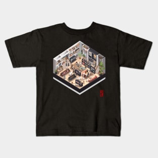 isometric Cat shop Kids T-Shirt